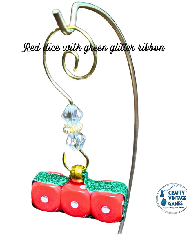 3 dice Bunco Ornament