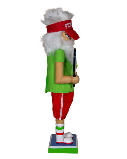 12" Wooden Pickleball Nutcracker