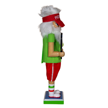12" Wooden Pickleball Nutcracker