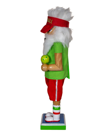 12" Wooden Pickleball Nutcracker