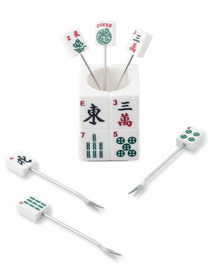 7-Piece MaJong Cocktail Pick Set