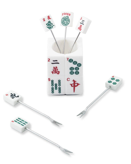 7-Piece MaJong Cocktail Pick Set