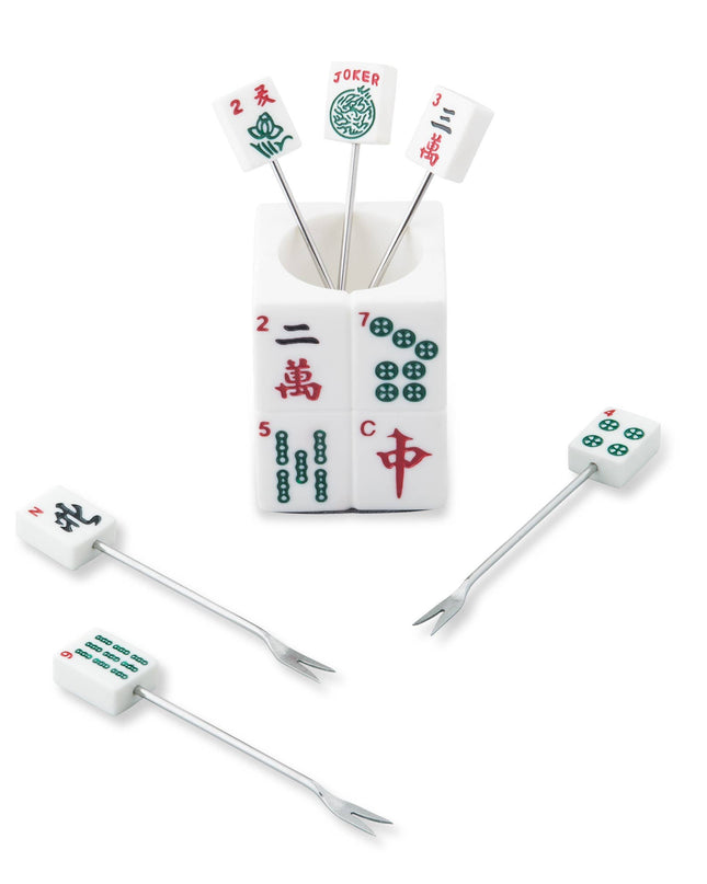 7-Piece MaJong Cocktail Pick Set