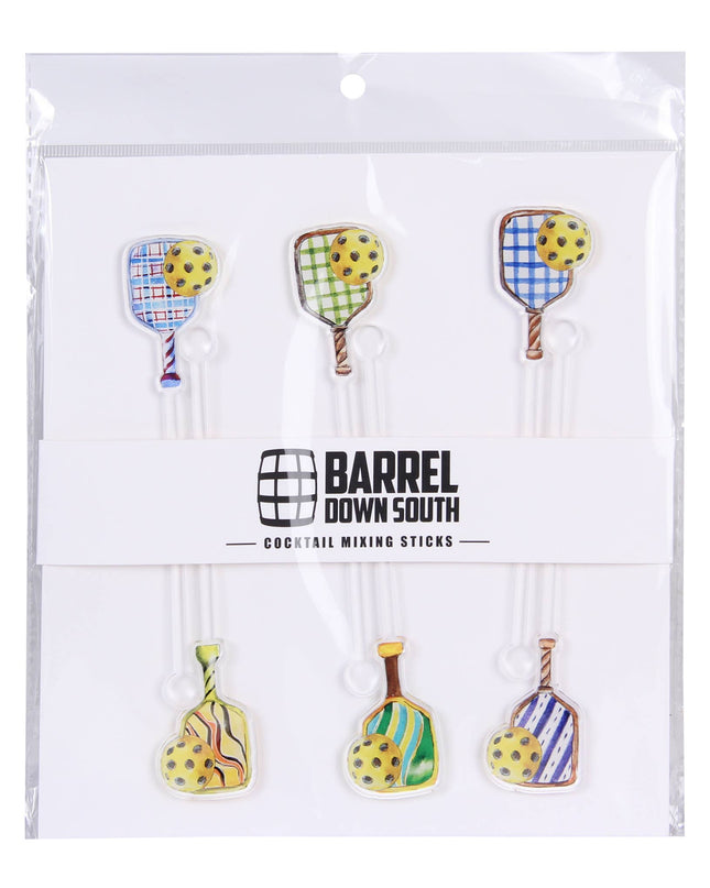 Pickleball Cocktail Stirrers V1