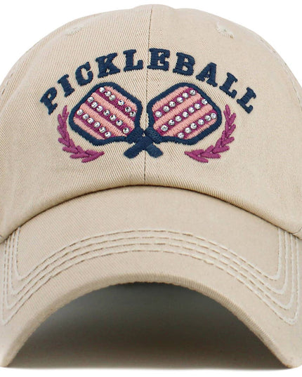 Pickleball Sparkle Vintage Ballcap