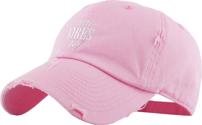 Good Vibes Vintage Dad Hat