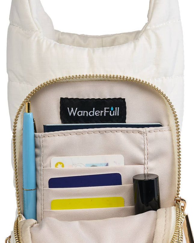 White HydroBag® with Tennis Embroidery