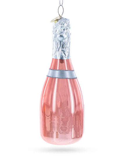 Pink Sparkling Wine Glass Ornament
