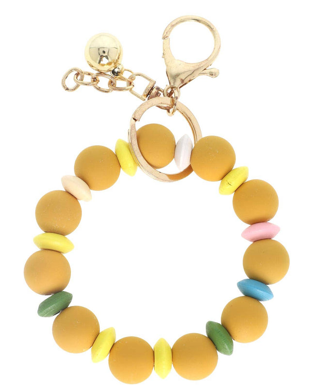 2 In 1 Multifunctional Beaded Keychain Bracelet