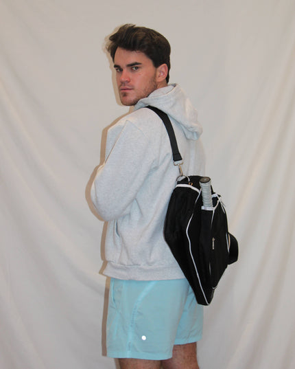 Cross Court Canvas Pickleball Tote  Black