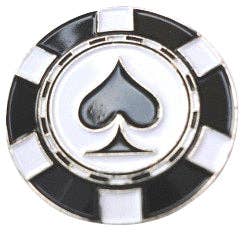 Poker Chip Spades Ball Marker
