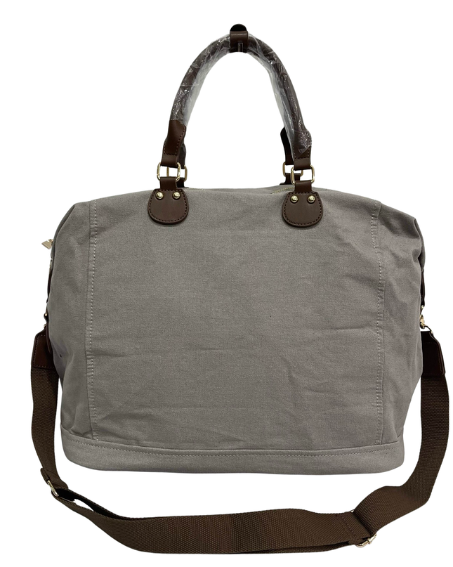 Pickle Ball Mens Canvas Tote Charcoal