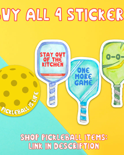 Pickleball Stickers Pickleball Gifts Pickle ball Accessories