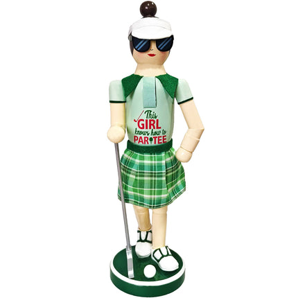 14" Par-Tee Girl Nutcracker