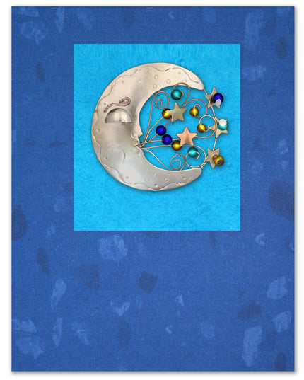 Moon Magic Pin on a Card