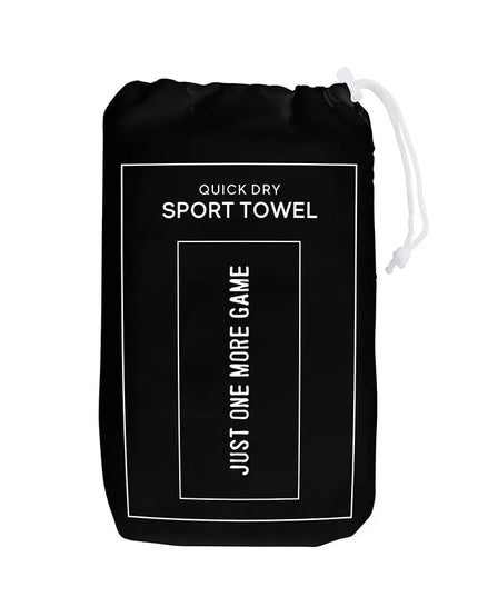 Dink Smash Slice Serve Sport Towel with Pouch