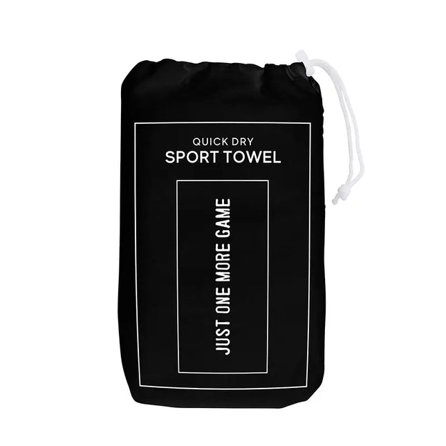Dink Smash Slice Serve Sport Towel with Pouch