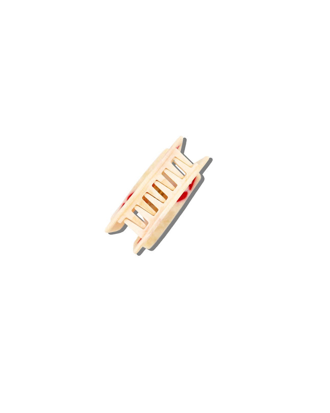 Hand-painted Mini Ace of Heart Claw Hair Clip