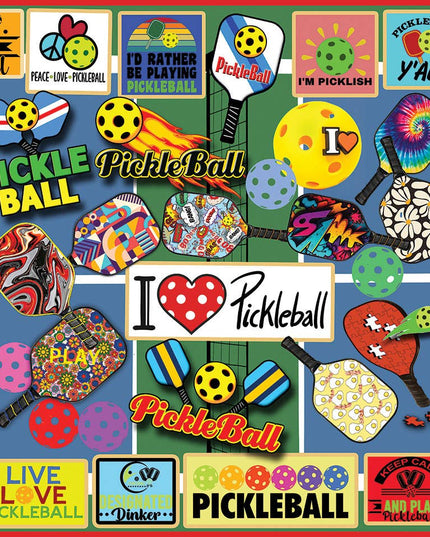 Pickleball - 1000 Piece Jigsaw Puzzle