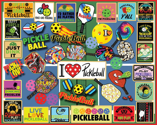 Pickleball - 1000 Piece Jigsaw Puzzle