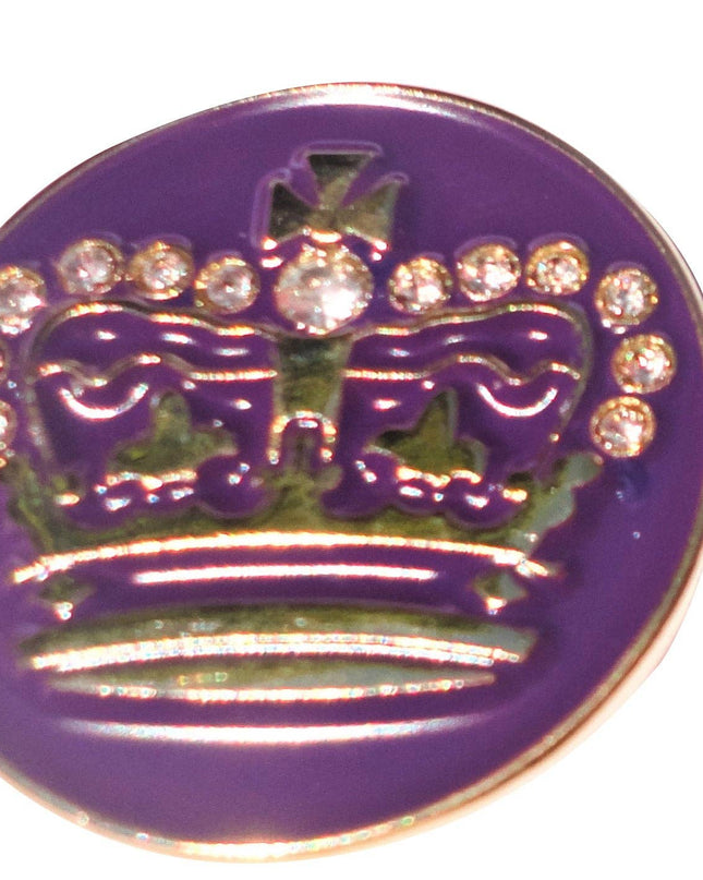 Crown W/Crystals - Gold