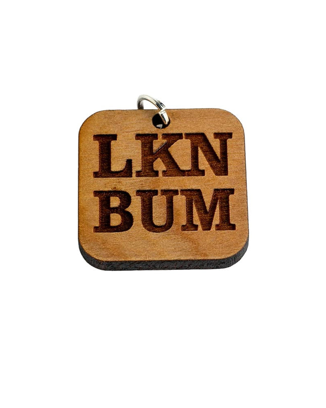 One More Game Wood Charm