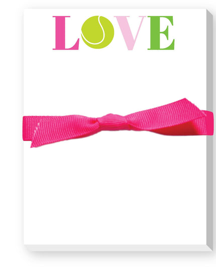 LOVE TENNIS MINI NOTEPAD