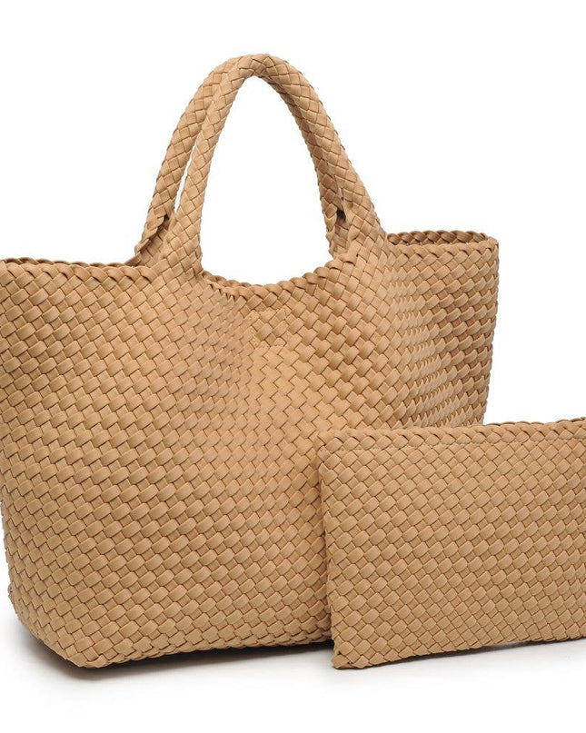 Sky's The Limit - Large Woven Neoprene Tote