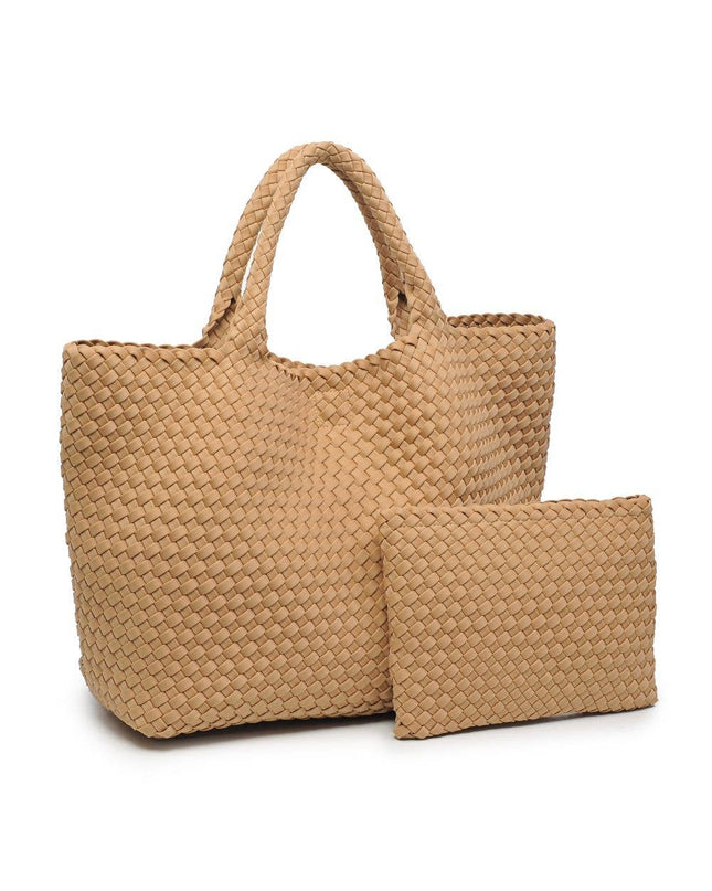 Sky's The Limit - Large Woven Neoprene Tote