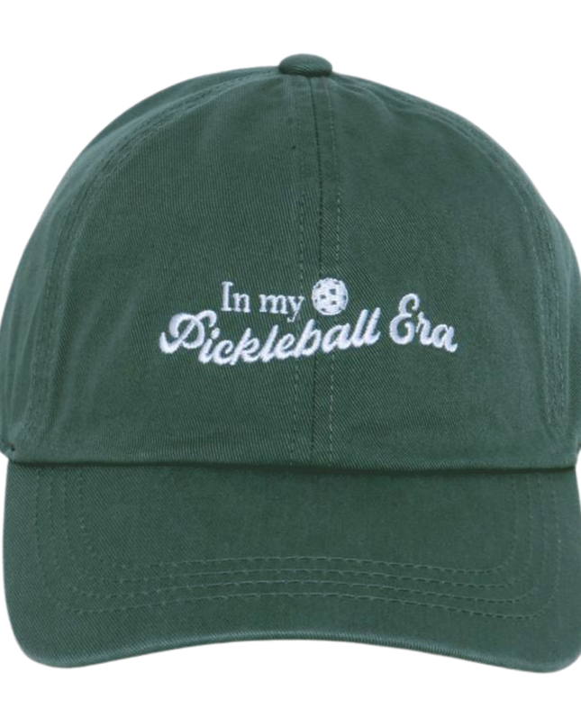 In My Pickleball Era Embroidered Baseball Cap