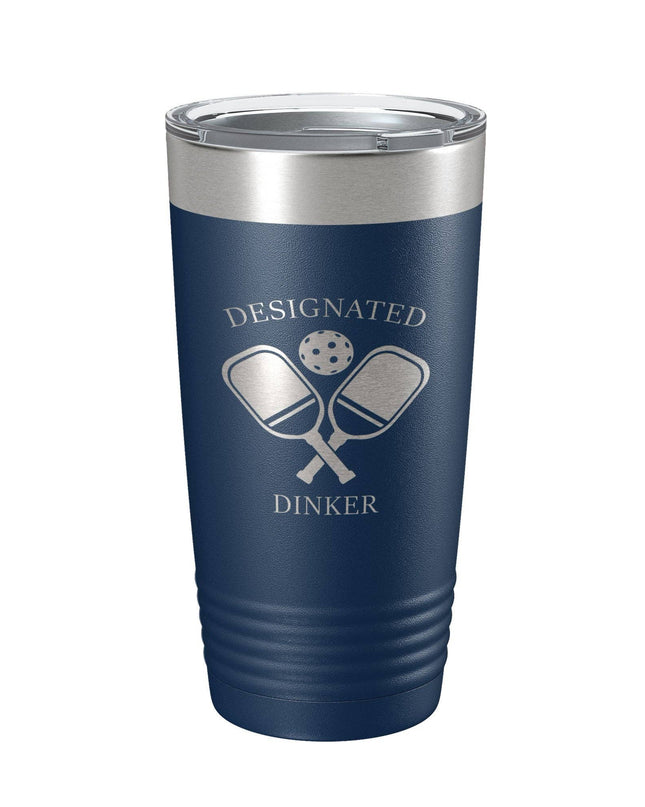 Designated Dinker 20oz Insulated Tumbler Navy Blue