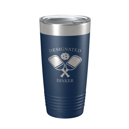 Designated Dinker 20oz Insulated Tumbler Navy Blue
