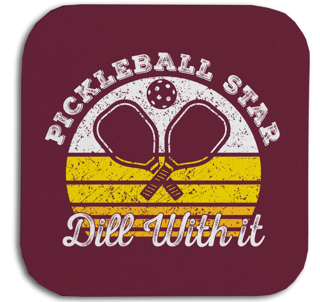 Pickleball Star Coasters