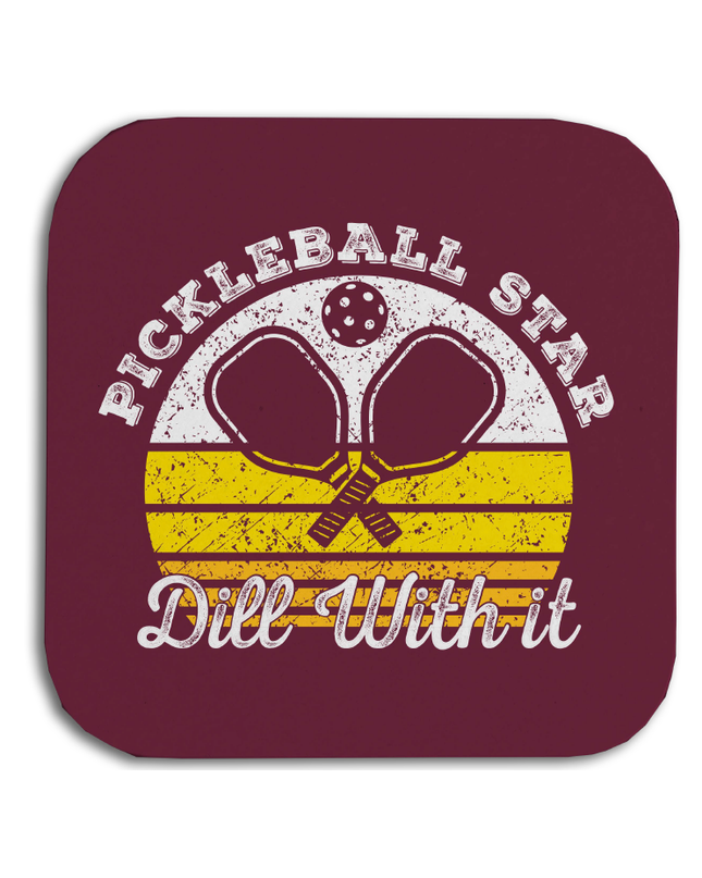 Pickleball Star Coasters