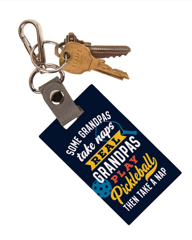 Some Grandpas Take Naps Key Chain