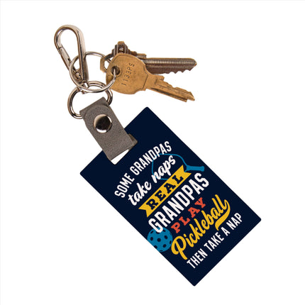 Some Grandpas Take Naps Key Chain