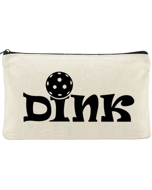 Pickleball Dink Canvas Zip pouch