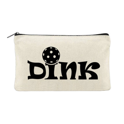 Pickleball Dink Canvas Zip pouch
