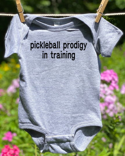 Pickleball Prodigy Baby Onesie