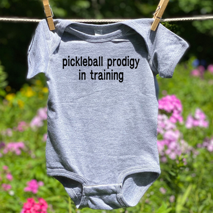 Pickleball Prodigy Baby Onesie