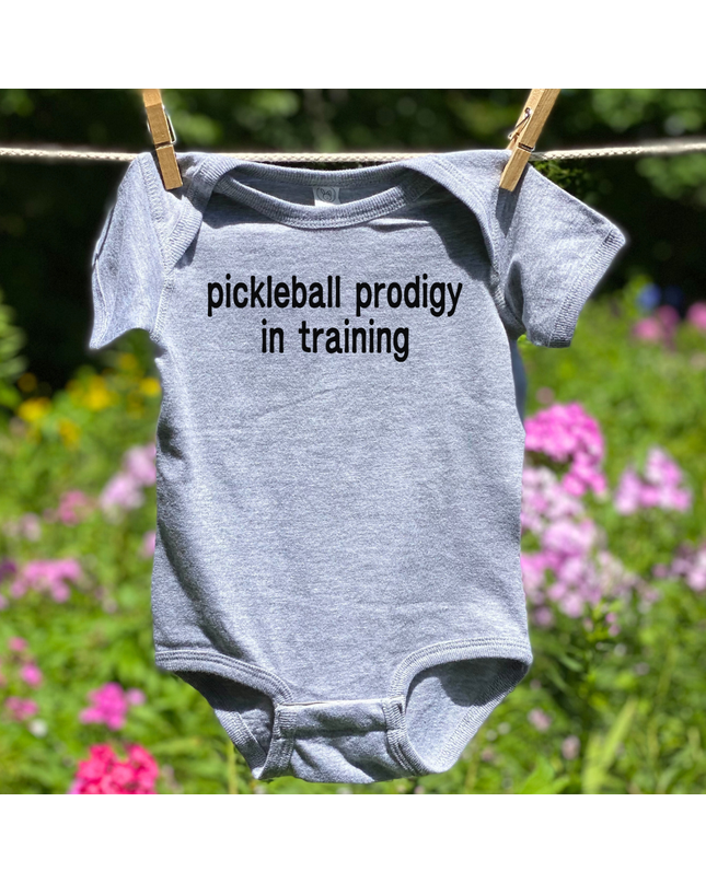 Pickleball Prodigy Baby Onesie