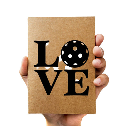 Pickleball Love 48-page Pocket Journal (Packaged, Video)