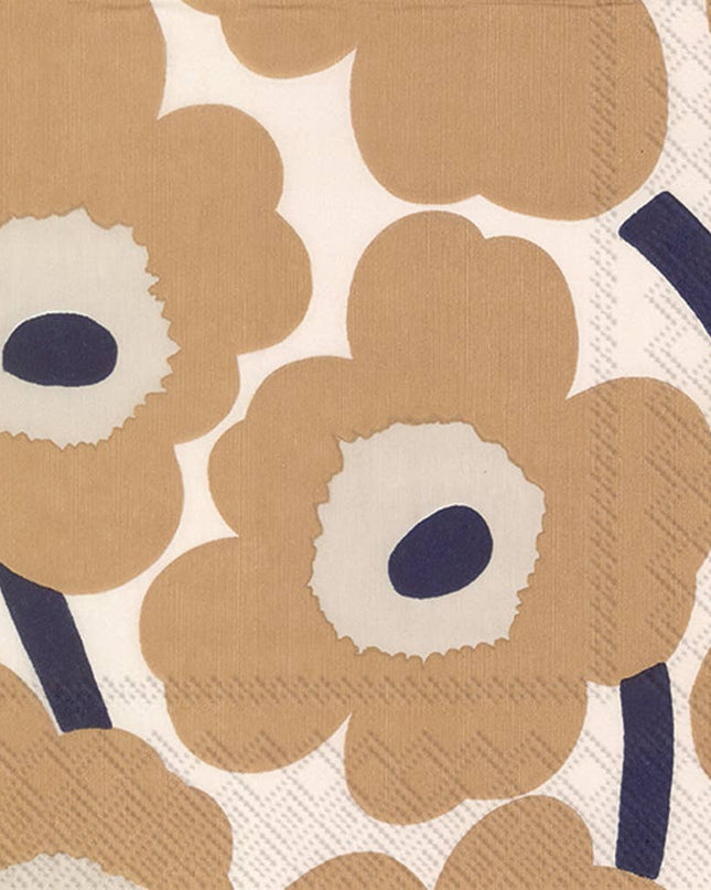 Marimekko Unikko Linen Cocktail Napkins Pack of 20