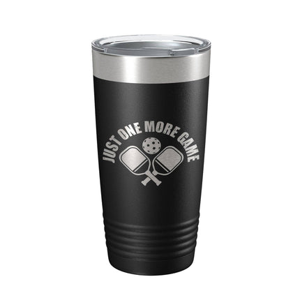 Just One More Game 20oz Insulated Tumbler  Black