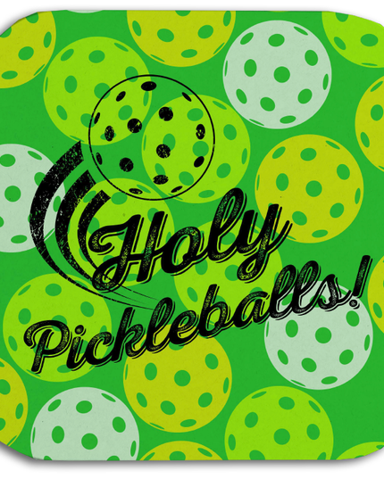 Holy Pickleballs Coasters