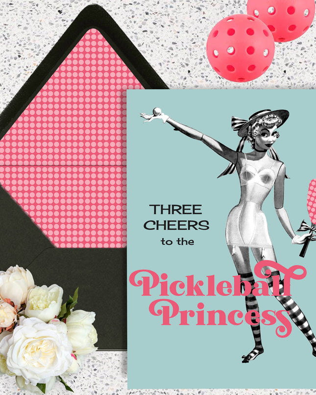 Pickleball Princess Greeting Card