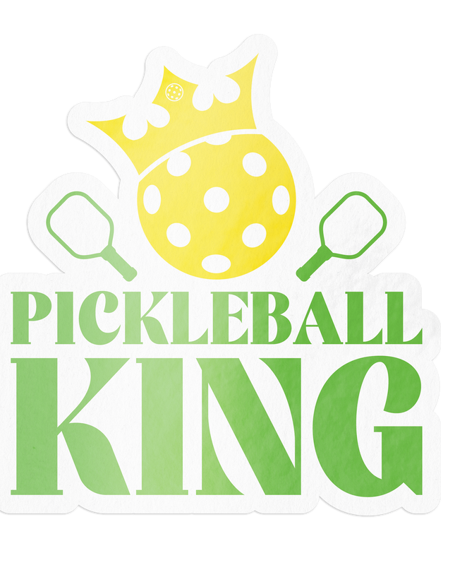 Pickleball King Pickleball Sticker