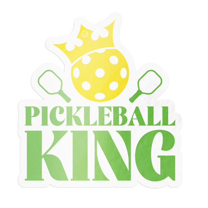 Pickleball King Pickleball Sticker