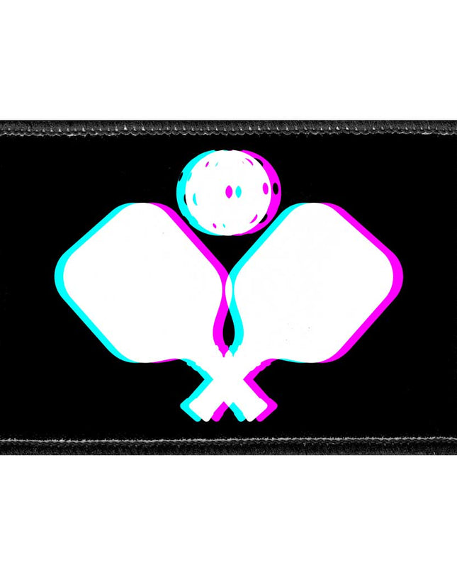 Pickleball - Racquets - 3D - Removable Patch