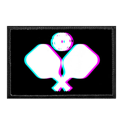 Pickleball - Racquets - 3D - Removable Patch